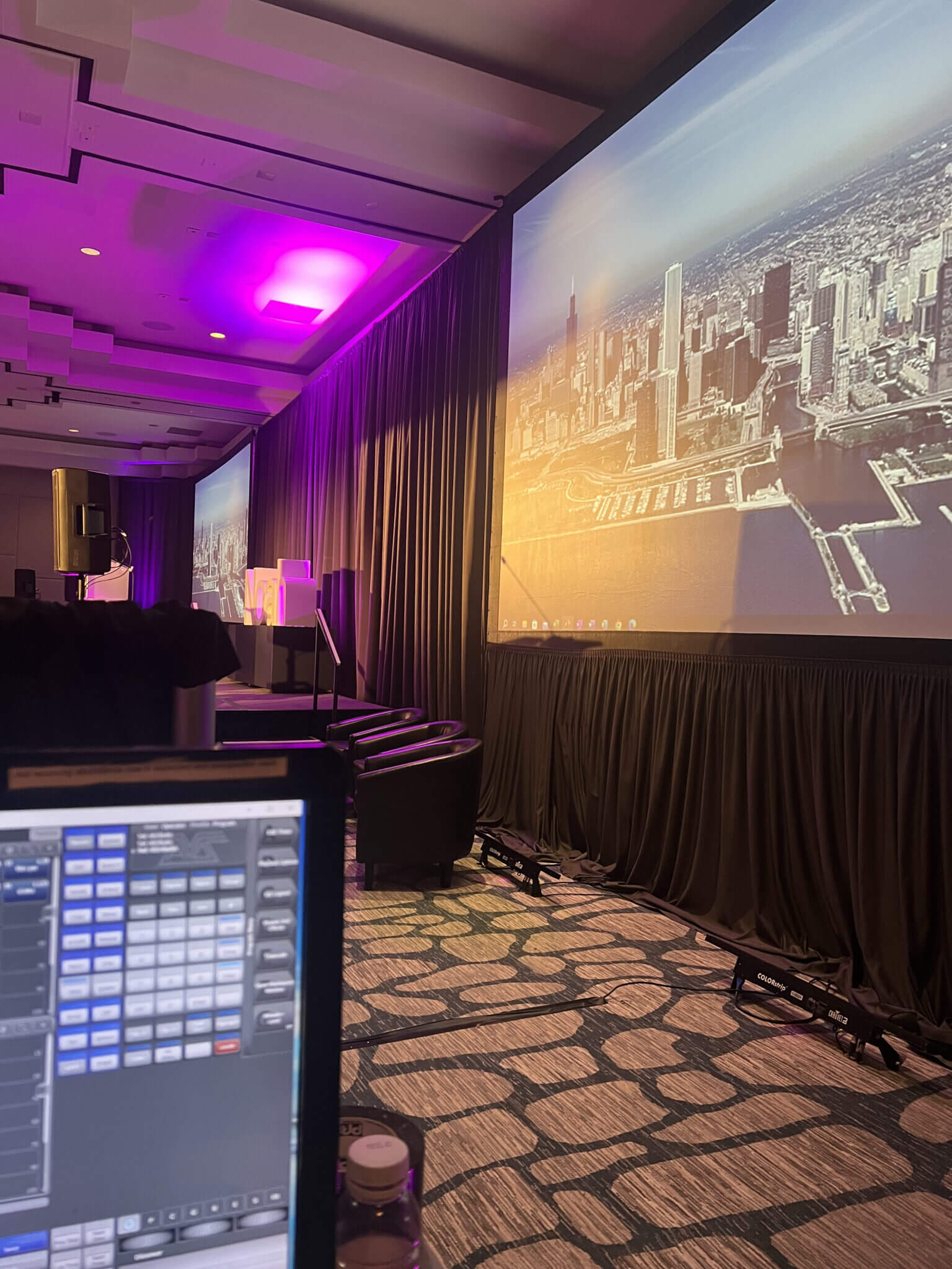 event lighting solution service in Atlanta