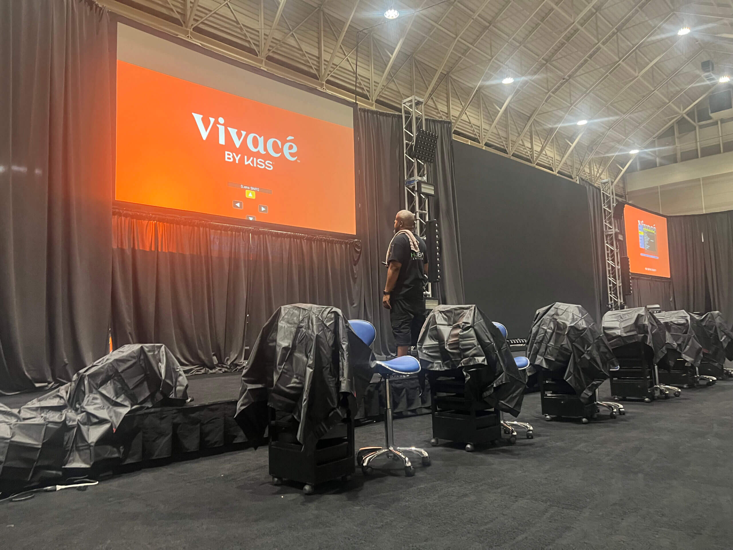 Event production setup by Huview Productions