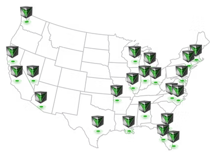 service of area served by Huview Production across united states