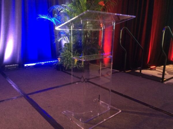 Acrylic Podium / Lectern Rental in Atlanta