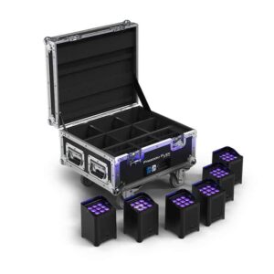 Chauvet Freedom Flex H9 IP54 6 Pack Wireless / Battery Powered Uplight for Rent in Atlanta, GA in Atlanta