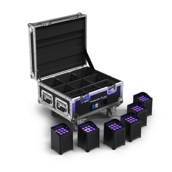 Chauvet Freedom Flex H9 IP54 6 Pack Wireless / Battery Powered Uplight for Rent in Atlanta, GA Rental in Atlanta