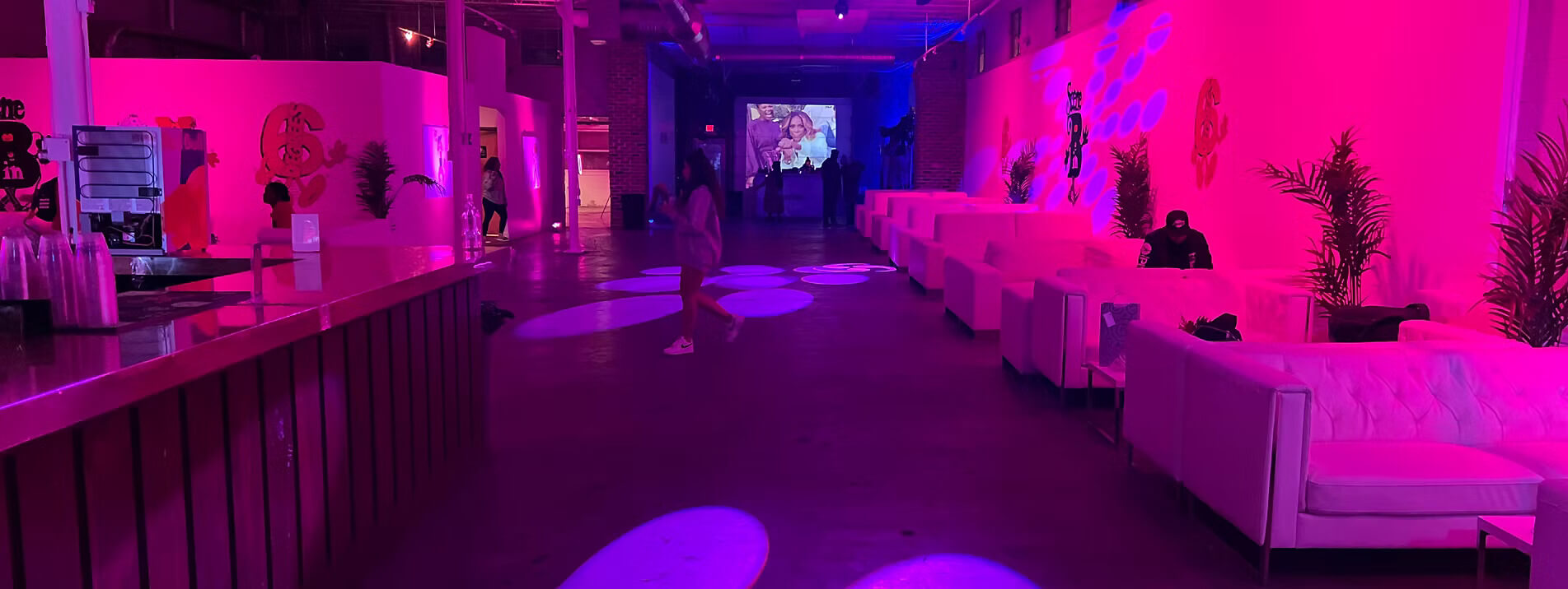 AV equipment setup for corporate conferences