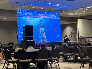 lighting design for corporate events in Atlanta
